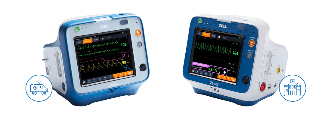 ZOLL Zenix monitoridefibrillaattori.